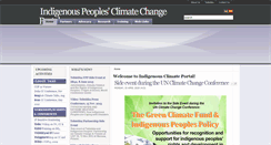 Desktop Screenshot of indigenousclimate.org